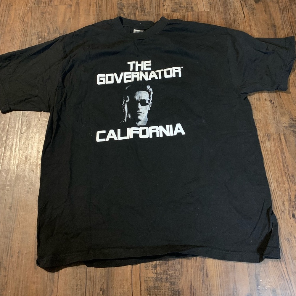 Vintage 2003 The Governator men’s extra large black T-shirt